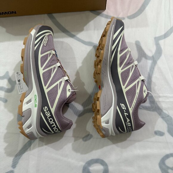 Salomon Xt-6 Purple Low-Top Outdoor Sports Shoes - Picture 5 of 6